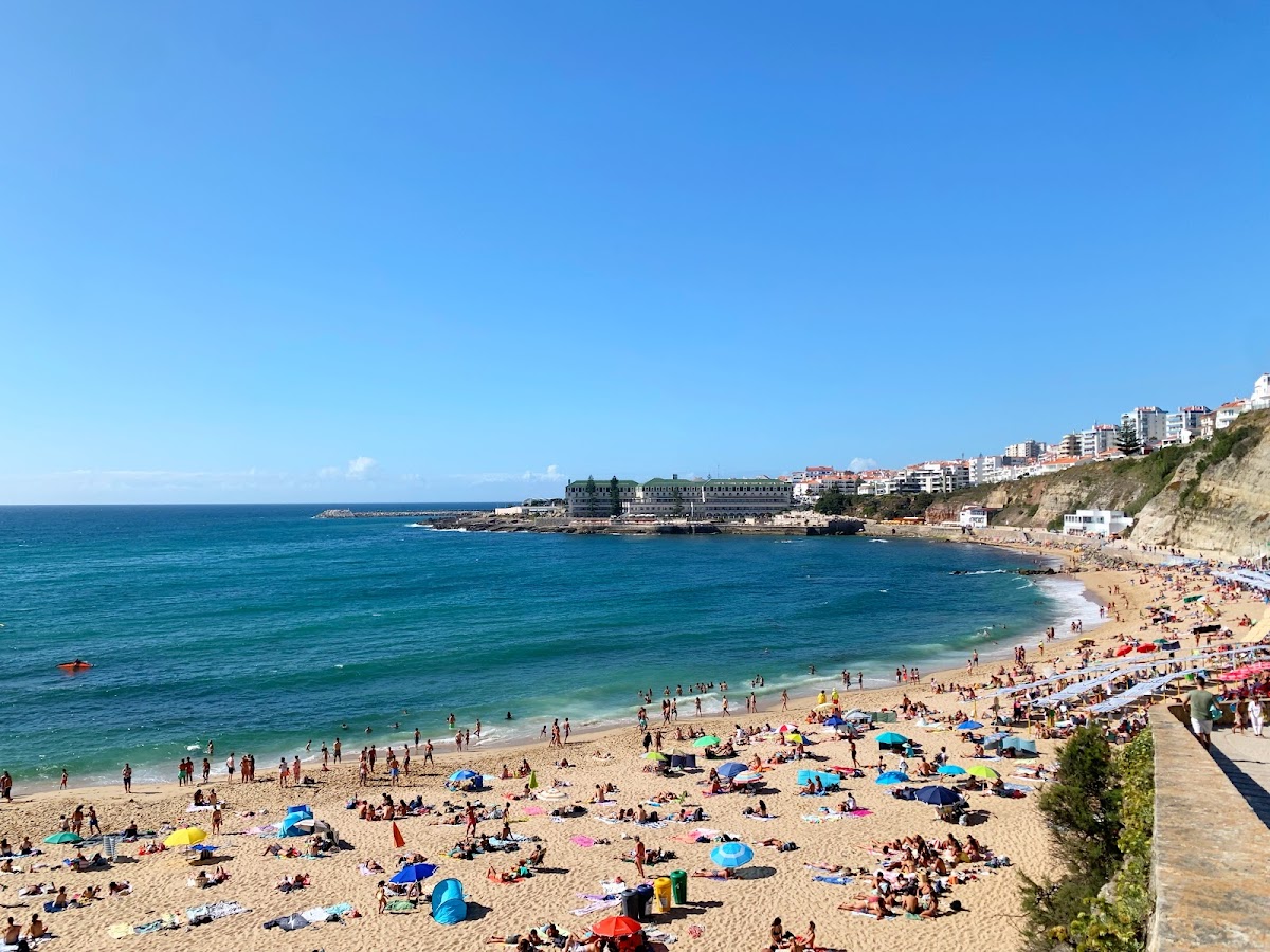 Praia do Sul beach on the southern side of Ericeira.