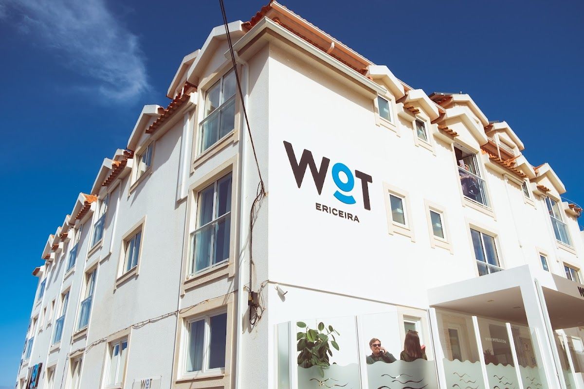 WOT Ericeira Soul boutique hotel facade in the centre of Ericeira